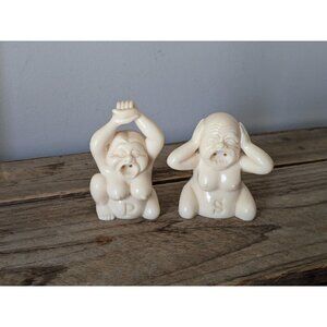 3/25$ Plastic nude Couple Salt and Pepper Shakers, unusual risqué